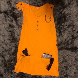 Orange dress